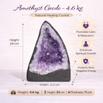 Load image into Gallery viewer, Natural Amethyst Geode 4.6kg - Raw Crystal for Healing