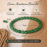 Load image into Gallery viewer, Natural Green Aventurine Bracelet 8mm Beads Stretchable | Healing Crystal Jewelry