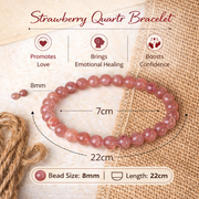 Strawberry Quartz Bracelet