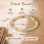 Load image into Gallery viewer, Prehnite Bracelet