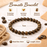 Load image into Gallery viewer, Natural Bronzite Bracelet 8mm Beads Stretchable | Healing Crystal Jewelry