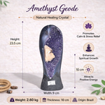 Load image into Gallery viewer, Natural Amethyst Geode 2.60kg - Raw Crystal for Healing