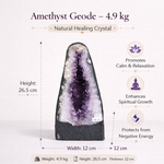 Load image into Gallery viewer, Natural Amethyst Geode 4.9kg - Raw Crystal for Healing