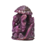 Load image into Gallery viewer, Mozambique Ruby Ganesha Idol 950cts – Premium Red Stone Ganpati for Wealth