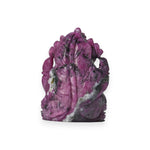 Load image into Gallery viewer, Ruby Ganesha Idol 366cts – Hand Carved Ganpati Statue for Success & Strength