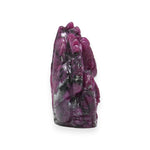 Load image into Gallery viewer, Ruby Ganesha Idol 366cts – Hand Carved Ganpati Statue for Success & Strength