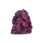 Load image into Gallery viewer, Ruby Ganesha Idol 315cts – Red Stone Ganpati Murti for Power & Prosperity