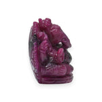Load image into Gallery viewer, Ruby Ganesha Idol 387.5cts – Decorative Ganpati Murti for Home & Vastu