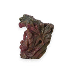 Load image into Gallery viewer, Pink Tourmaline Ganesha Idol 616cts – Spiritual Ganpati Statue for Love & Healing