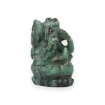Load image into Gallery viewer, Emerald Ganesha Idol 394cts – Spiritual Ganpati Statue for Positive Energy