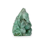 Load image into Gallery viewer, Emerald Ganesha Idol 524.5cts – Premium Green Stone Ganpati for Wealth