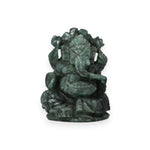Load image into Gallery viewer, Emerald Ganesha Idol 354cts – Decorative Spiritual Statue for Home & Vastu