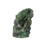 Load image into Gallery viewer, Emerald Ganesha Idol 88.5cts – Green Stone Ganpati Murti for Wealth & Success