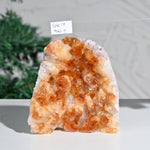 Load image into Gallery viewer, Citrine Geode 940g – Raw Crystal for Wealth Energy & Home Decor