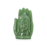 Load image into Gallery viewer, Green Aventurine Buddha Idol 2527cts – Hand Carved Stone Statue for Peace & Prosperity
