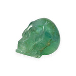 Load image into Gallery viewer, Green Fluorite Skull 209g – Decorative Crystal Skull for Focus & Clarity