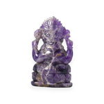 Load image into Gallery viewer, Amethyst Ganesha Idol 2759g – Heavy Spiritual Ganesha Statue for Prosperity