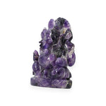 Load image into Gallery viewer, Amethyst Ganesha Idol 2736g – Premium Large Ganpati Murti for Temple & Home