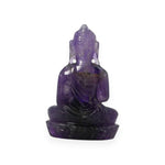 Load image into Gallery viewer, Amethyst Buddha Idol 137g – Spiritual Decor Statue for Peaceful Energy