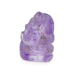 Load image into Gallery viewer, Amethyst Ganesha Idol 92g – Hand Carved Spiritual Statue for Peace & Prosperity