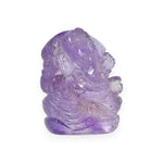 Load image into Gallery viewer, Amethyst Ganesha Idol 92g – Hand Carved Spiritual Statue for Peace & Prosperity