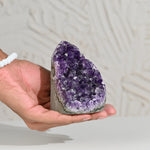 Load image into Gallery viewer, Natural Amethyst Geode 558g - Raw Crystal for Healing