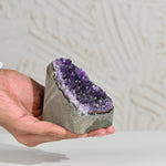 Load image into Gallery viewer, Natural Amethyst Geode 474g - Raw Crystal for Healing