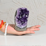 Load image into Gallery viewer, Natural Amethyst Geode 858g - Raw Crystal for Healing