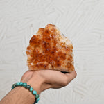 Load image into Gallery viewer, Natural Citrine Geode 1010g – Raw Crystal for Abundance & Positivity