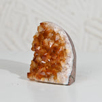 Load image into Gallery viewer, Citrine Geode 638g – Raw Crystal for Wealth Energy & Home Decor