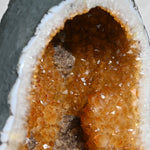 Load image into Gallery viewer, Raw Citrine Geode 14.50kg – Luxury Crystal for Interior Styling & Wealth Energy