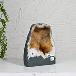 Load image into Gallery viewer, Compact Citrine Geode 3.85kg – Raw Healing Stone for Positive Vibes