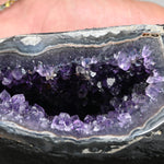Load image into Gallery viewer, Natural Amethyst Geode 1.4kg - Raw Crystal for Healing