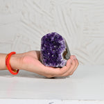 Load image into Gallery viewer, Natural Amethyst Geode 609g - Raw Crystal for Healing