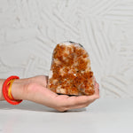 Load image into Gallery viewer, Authentic Citrine Geode 633g – Raw Crystal Cluster for Healing & Abundance