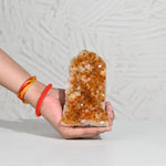 Load image into Gallery viewer, Raw Citrine Geode 731g – Healing Crystal Stone for Prosperity & Balance
