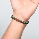 Load image into Gallery viewer, Natural Bloodstone Bracelet 8mm Beads Stretchable | Healing Crystal Jewelry