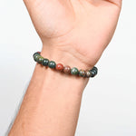 Load image into Gallery viewer, Natural Bloodstone Bracelet 8mm Beads Stretchable | Healing Crystal Jewelry