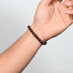 Load image into Gallery viewer, Natural Garnet Bracelet 8mm Beads Stretchable | Healing Crystal Jewelry
