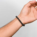 Load image into Gallery viewer, Natural Black Tourmaline Bracelet 8mm Beads Stretchable | Healing Crystal Jewelry