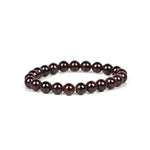 Load image into Gallery viewer, Natural Garnet Bracelet 8mm Beads Stretchable | Healing Crystal Jewelry