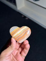 Load image into Gallery viewer, Sardonyx Heart Crystal 130.67g – Natural Strength & Stability Stone