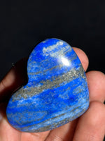 Load image into Gallery viewer, Lapis Lazuli Heart Crystal 52.78g – Natural Wisdom & Truth Healing Stone