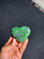 Load image into Gallery viewer, Ruby Zoisite Heart Crystal 170.38g – Natural Healing & Growth Gemstone