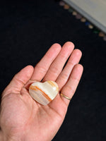 Load image into Gallery viewer, Sardonyx Heart Stone 48.36g – Natural Strength & Protection Crystal