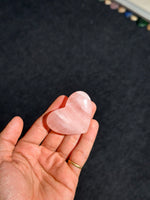 Load image into Gallery viewer, Rose Quartz Heart Stone 55.29g – Love Energy Healing Crystal