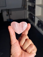 Load image into Gallery viewer, Rose Quartz Heart Stone 55.29g – Love Energy Healing Crystal