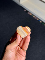 Load image into Gallery viewer, Sardonyx Heart Gemstone 59.79g – Natural Courage & Stability Healing Crystal