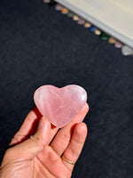 Load image into Gallery viewer, Rose Quartz Heart Crystal 79.41g – Natural Love & Emotional Healing Gemstone