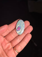 Load image into Gallery viewer, Ruby Fuchsite Natural Stone – 9.6g Crystal for Positivity & Inner Peace